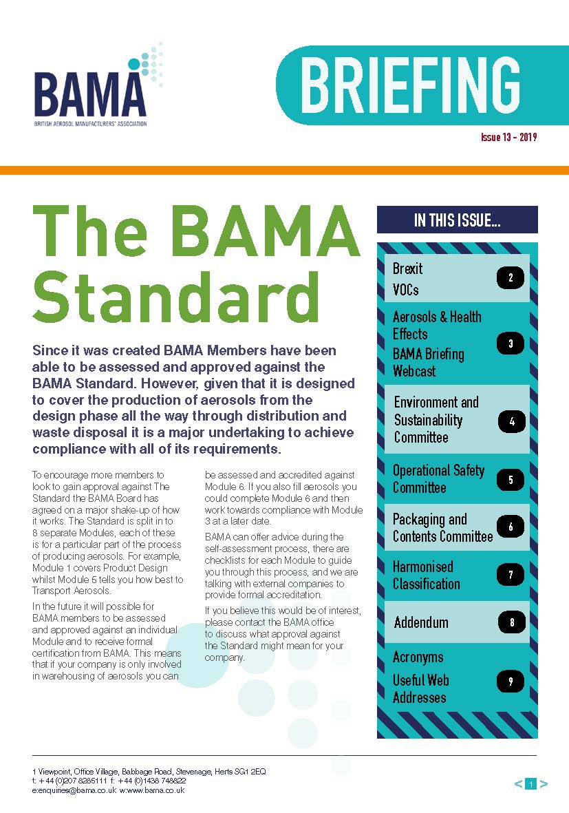 BAMA Briefing Issue 13